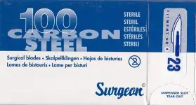 6926_CEPELKY SKALPELOVE SURGEON C. 23 STERILNI 100 KS